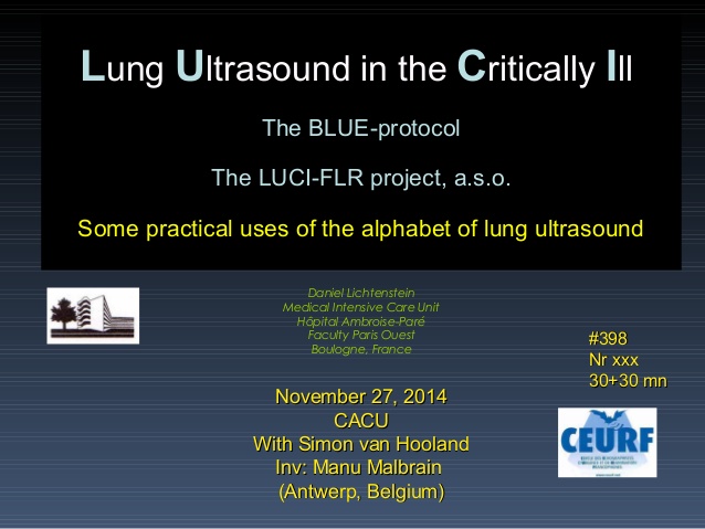 Lung Ultrasound in the Critically Ill 