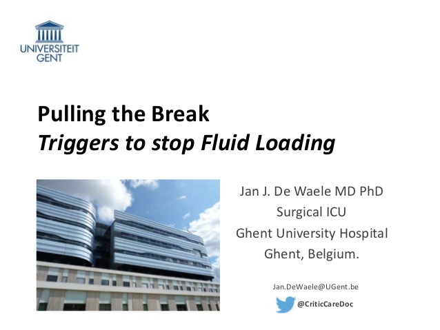 Pulling the Break Triggers to stop Fluid Loading