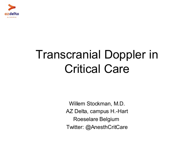 Transcranial Doppler in Critical Care